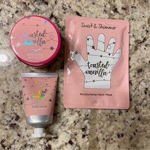 🆕 Sweet & Shimmer | (3) Piece “Toasted Vanilla” Spa Set